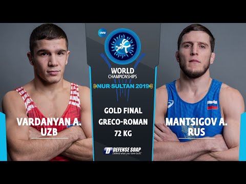 GOLD GR - 72 kg: A. VARDANYAN (UZB) v. A. MANTSIGOV (RUS)