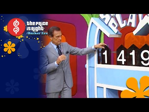 Blooper! Bob Barker Manually Moves SQUEEZE PLAY Board When It Gets Stuck! - The Price Is Right 1984