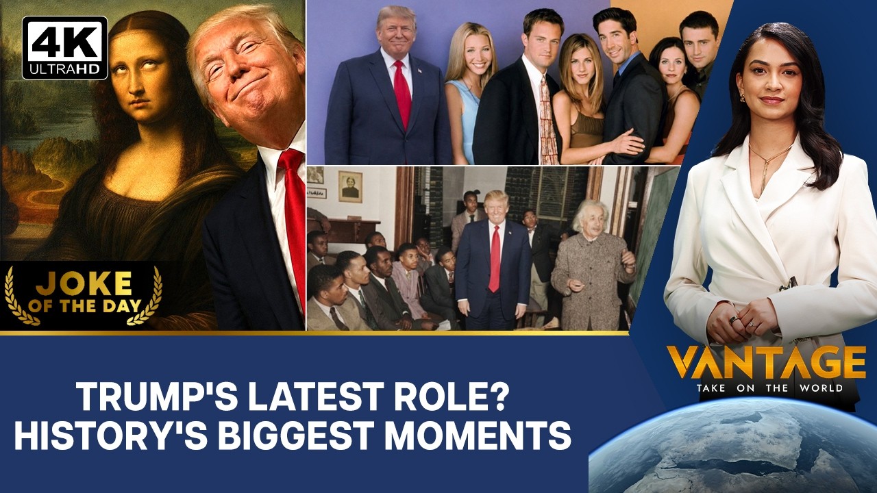 Spain Crops Trump, Internet Puts Him Everywhere: From Monalisa to 'Friends' | Vantage | 4K