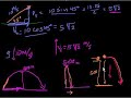 2-Dimensional Projectile Motion Part 2 Video Tutorial