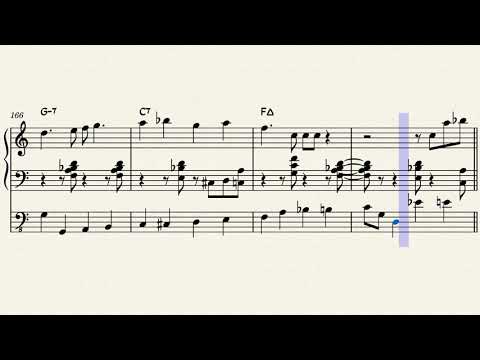"I'll Close My Eyes" tanscription  Wynton Kelly accompanied Blue Mitchell