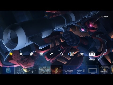 Mobile Suit Gundam Thunderbolt December Sky Theme 3 PS4