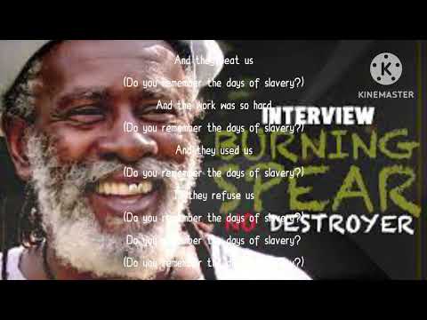 Burning Spear-Slavery Days lyrics video