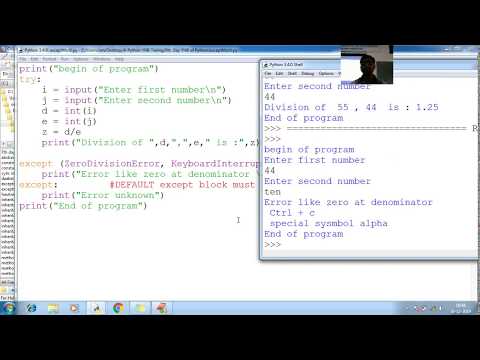 199 Python Except Block With Multiple Exception Class Python Programming Tutorial For Beginner To Ad