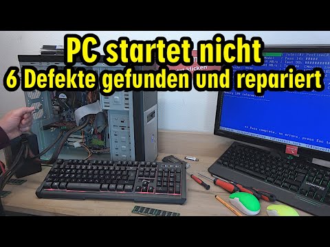 PC startet nicht - 6 kleine Defekte gefunden und leicht repariert ⭐️ PC Reparatur einfach