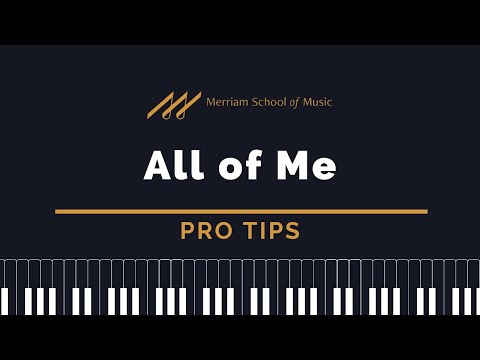 🎹"All of Me" Pro Tips on Piano - John Legend - Easy Piano Tutorial🎹