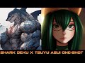 Shark Deku X Tsuyu Asui II One Shot II Deku Texting Story II MHA