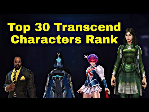 Top 30 Transcend Characters Rank And important Guide - Marvel Future Fight