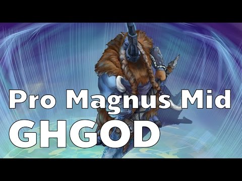 GH.GOD Pro Magnus Mid TOP 2 World 8500MMR Ranked Match - DotA2 Rage Quit