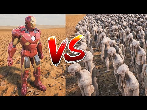 Iron Man vs 100,000 Zombies: Who Will Win? Ultimate Epic Battle Simulator 2