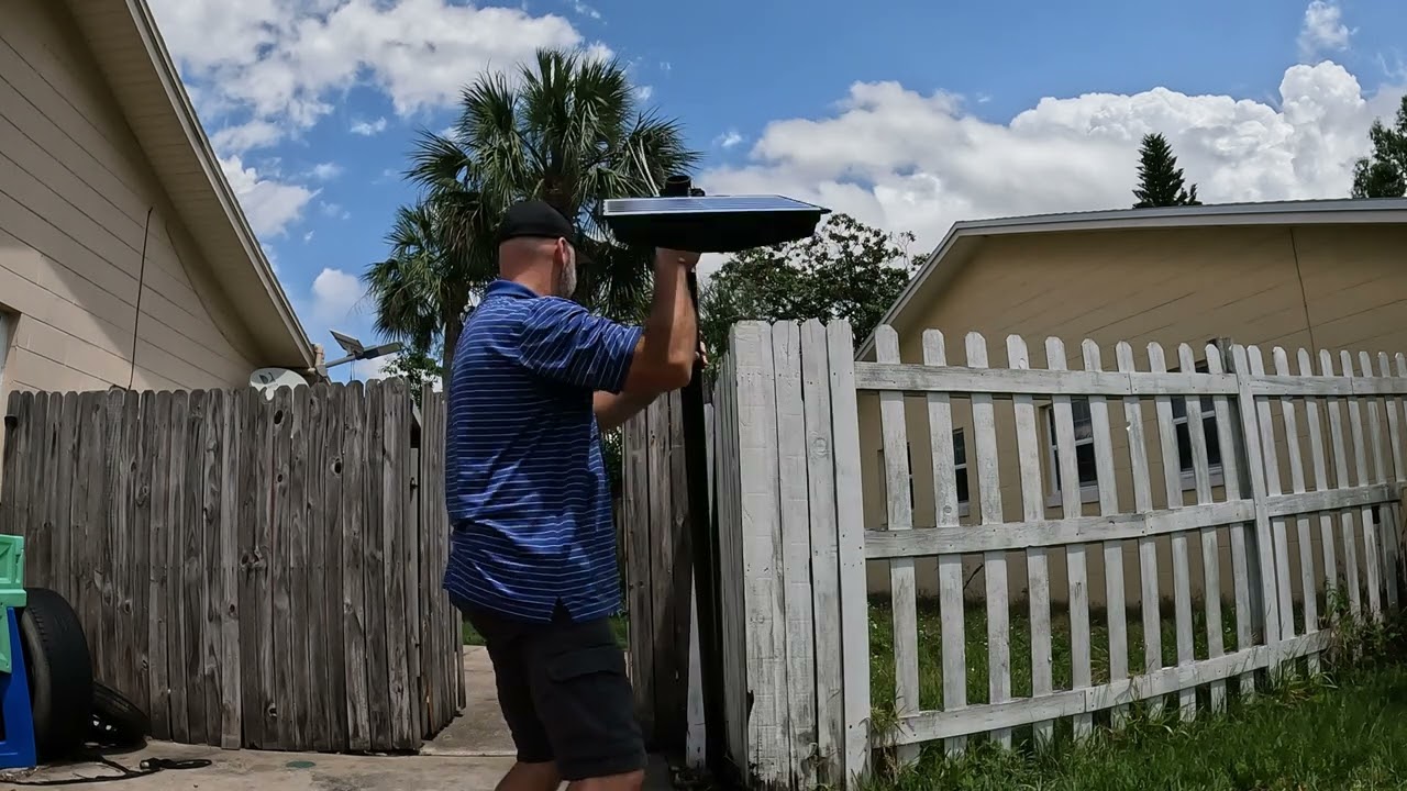 WYWNA Solar Street Light 500W Solar Lights Outdoor