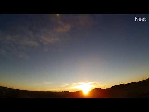 Skies over Great Falls, Montana in February 2, 2021