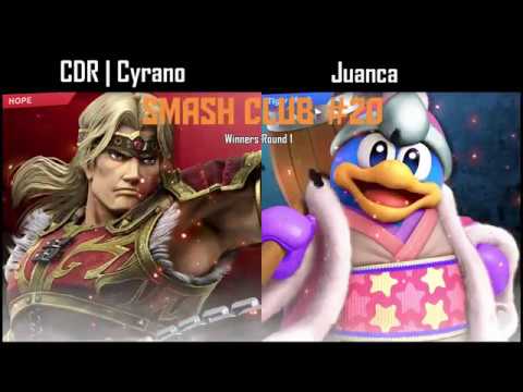 Smash Club #20 - Cyrano (Simon) vs Juanca (King Dedede) - Winners Round 2