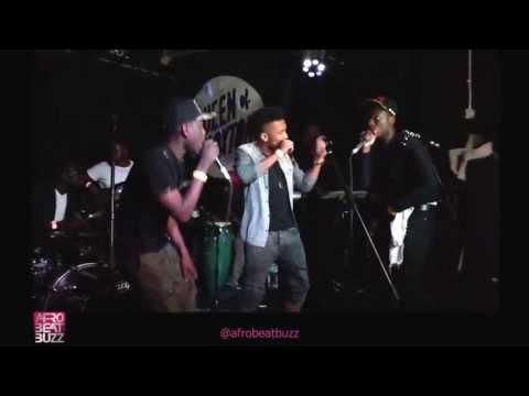 AFROBEATBUZZ - 2KRISS & YFS PERFORM 'BADOO' @ ONE MIC UK