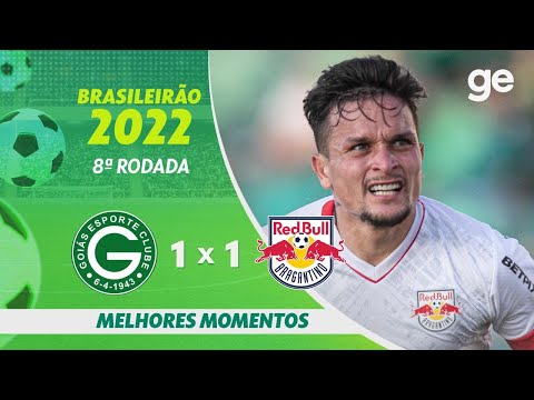 Gols e lances de Goiás x Red Bull Bragantino