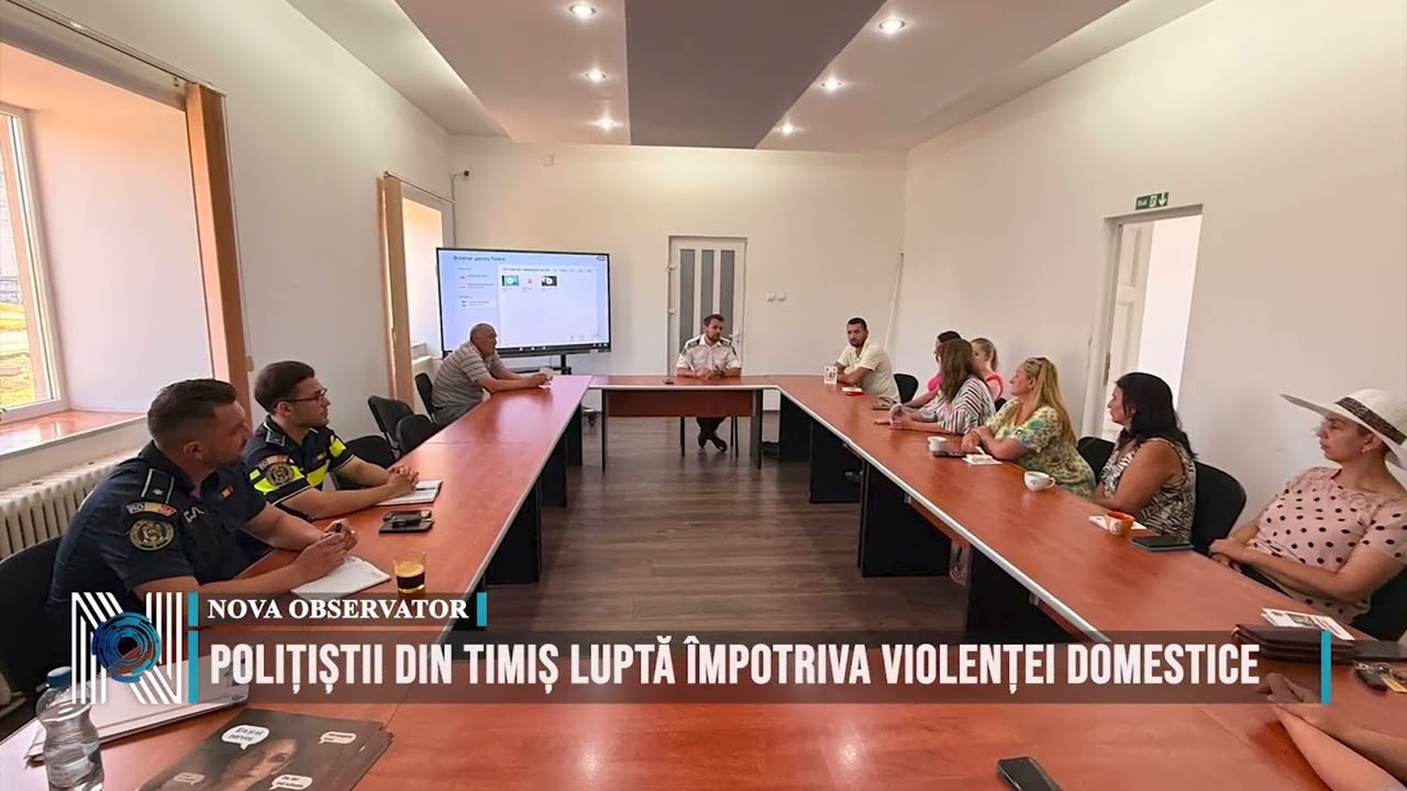 Polițiștii din Timiș luptă împotriva violenței domestice