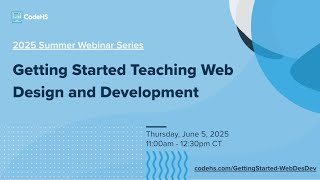 Getting Started Teaching Web Design and Development thumbnail