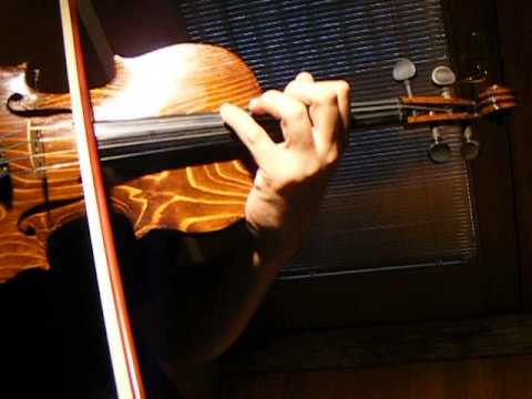 RARE, EXOTIC WOOD ANTIQUE AMERICAN MADE VIOLIN, CZARDAS by MONTI, Solo Sound Sample, Eboyinc