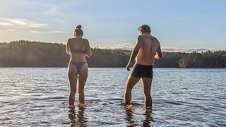 A Breathtaking 3 Day Canoe Trip in Sweden | Wild Camping & Wild Weather