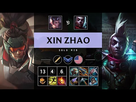 Xin Zhao Mid vs Ekko - NA Diamond Patch 25.20