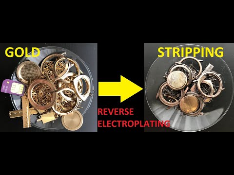 Gold Recovery with Reverse Electroplating - Part 1 Gold Stripping