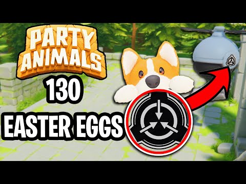 130 HIDDEN Easter Eggs in Party Animals