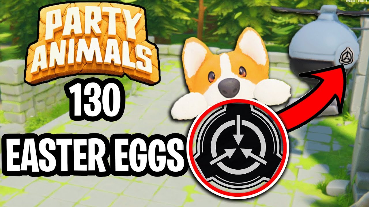 130 HIDDEN Easter Eggs in Party Animals