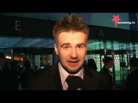 Interview Marcin Mrozinski in Oslo (Poland Eurovision 2010).mpg