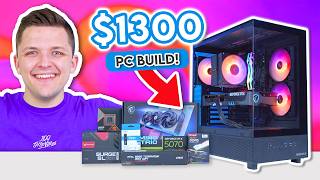 Best VALUE $1300 Gaming PC Build 2025! 👀