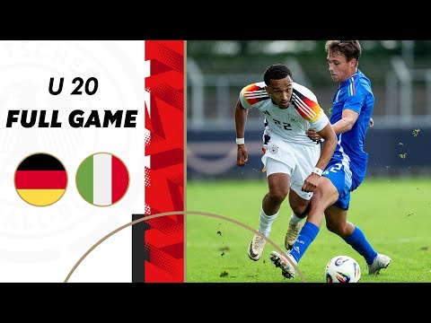 Germany vs. Italy | Full Game | Under-20 International Match