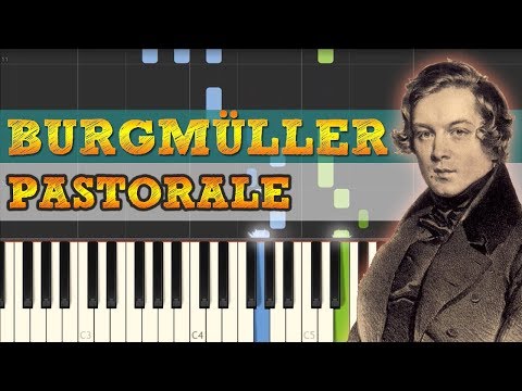 Pastorale - Op.100 No.3 - Friedrich Burgmüller [Piano Tutorial] (Synthesia)