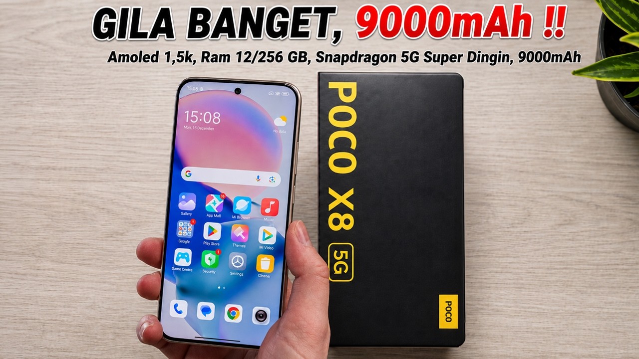 XIAOMI KEMBALI MENGGILA‼️POCO X8 5G TERLALU POWERFULL