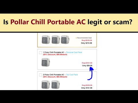Polar Chill Portable AC - reviews that you need to see! Is Pollar Chill air conditioner scam?