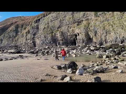 Pendine beach.  West Wales. UK.