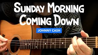 🎸 "Sunday Morning Coming Down" guitar lesson w/ chords (Johnny Cash / Kris Kristofferson)