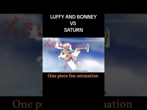 LUFFY GEAR 5 BONNEY NIKA VS SATURN🔥 #shorts #onepiece #luffygear5