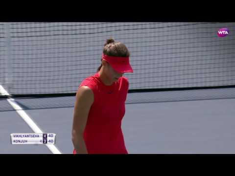 2017 Bank of the West Classic Second Round | Natalia Vikhlyantseva vs Ana Konjuh | WTA Highlights