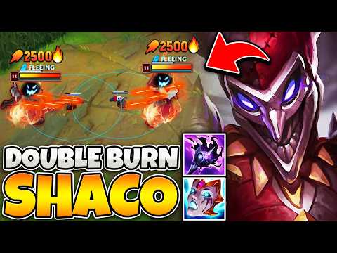 THIS IS WHY I LOVE DOUBLE BURN BUILD ON SHACO (WATCH THEM MELT)
