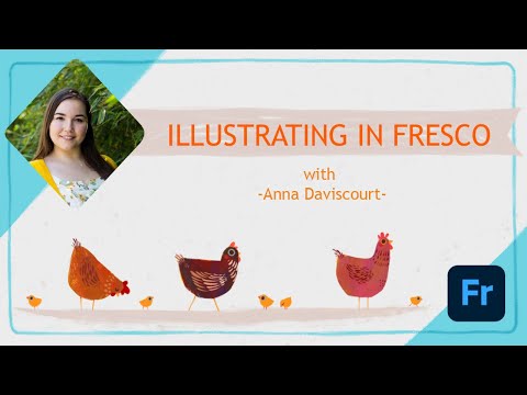Illustrate Colorful Characters in Adobe Fresco with Anna Daviscourt