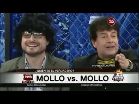 Tano Santarsiero imita a Mollo