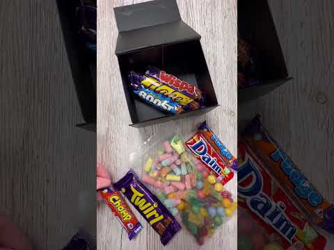Cadbury Boost Wispa Twirl Flake & Sweets Chocolate Hamper ASMR Unboxing #asmr #sweet #cadbury
