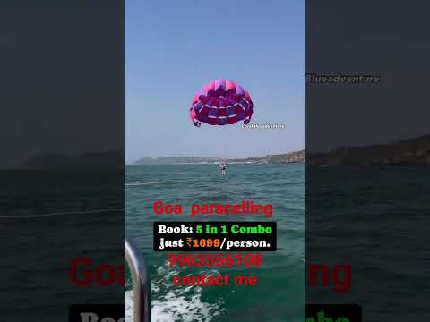Calangute beach paracelling avipable