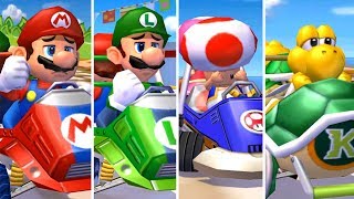 Mario Kart: Double Dash - All Characters Losing Animations