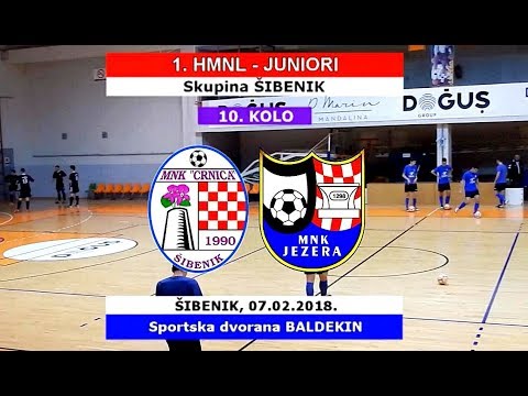 1. HMNL JUNIORI Šibenik: CRNICA - JEZERA, 07.02.2018.