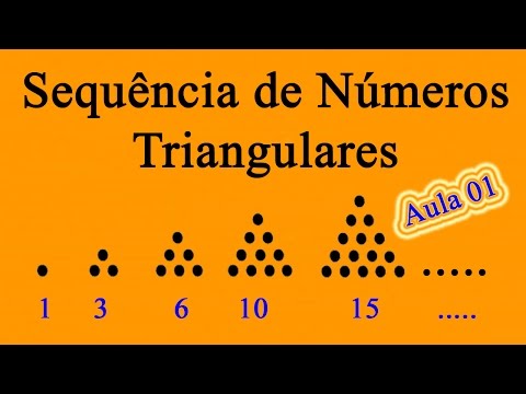 Aula 01 Sequência de Números Triangulares Professor Joselias CPJ