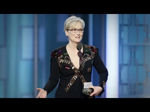 Meryl Streep Criticizes Trump at Golden Globes