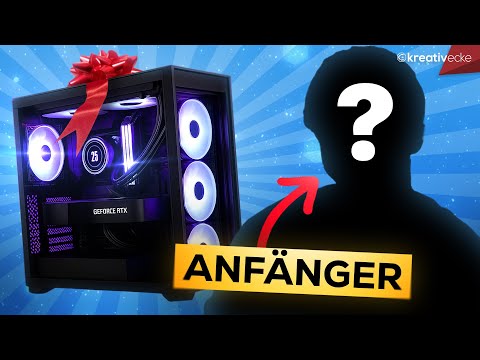 Kann JEDER einen GAMING PC bauen? Anfänger baut zum ERSTEN Mal! (+ RIESEN Überraschung)