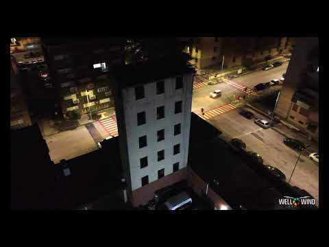 Drone Series @ V.le Mellusi + Atlantici, Via Sala + Nenni (BN) by night - Raffaele Pilla - WELLWIND