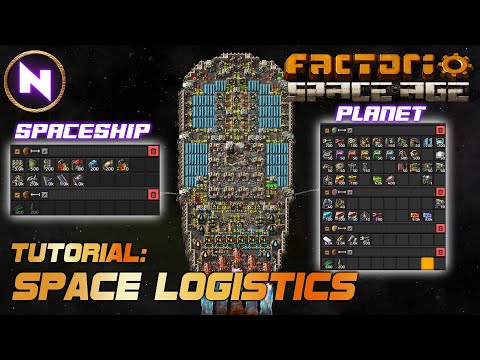 How To Set Up INTERPLANETARY LOGISTICS; Easy & Effective | 22 | Factorio SPACE AGE