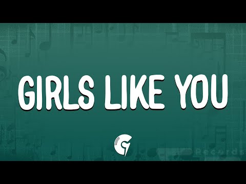 Maroon 5 - Girls Like You (Lyrics) Ft. Cardi B
